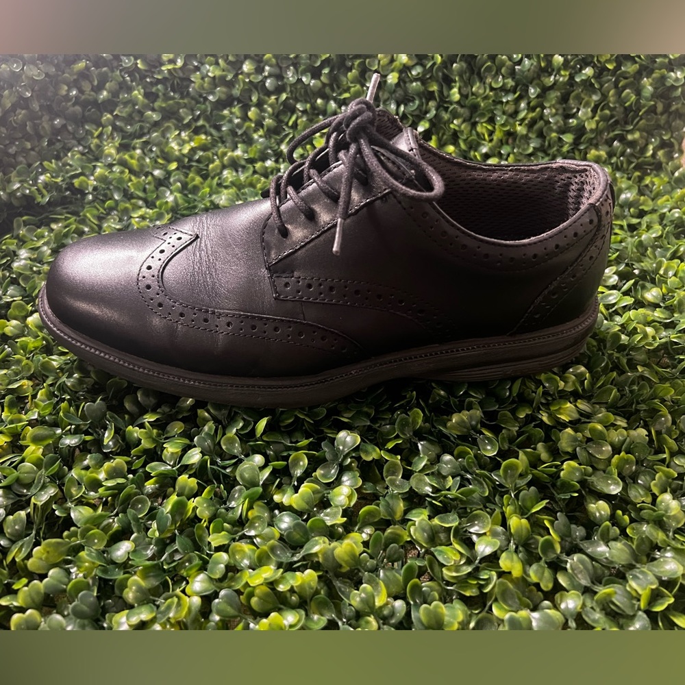Nunn Bush Men’s Black Shoes Cap Toe oxfort